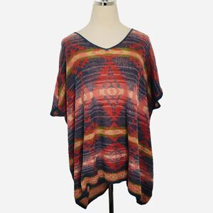 Ralph Lauren Denim Supply Sweater Azetc Southwest Boxy Pullover